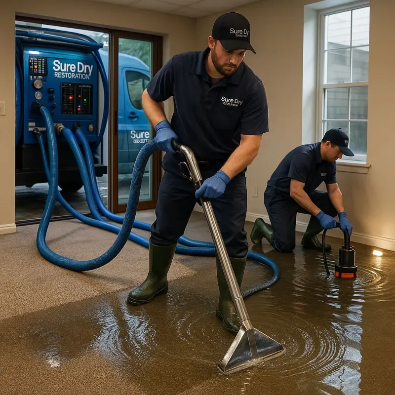 Water Extraction and Removal process in Ortonville, MN
